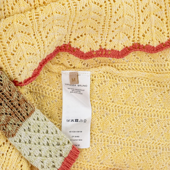 NWT Vanessa Bruno Coronille Knit Midi Sweater Cotton Blend Dress $460 - Size M - Picture 10 of 13